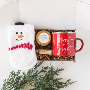 Rustic gift box or self care package